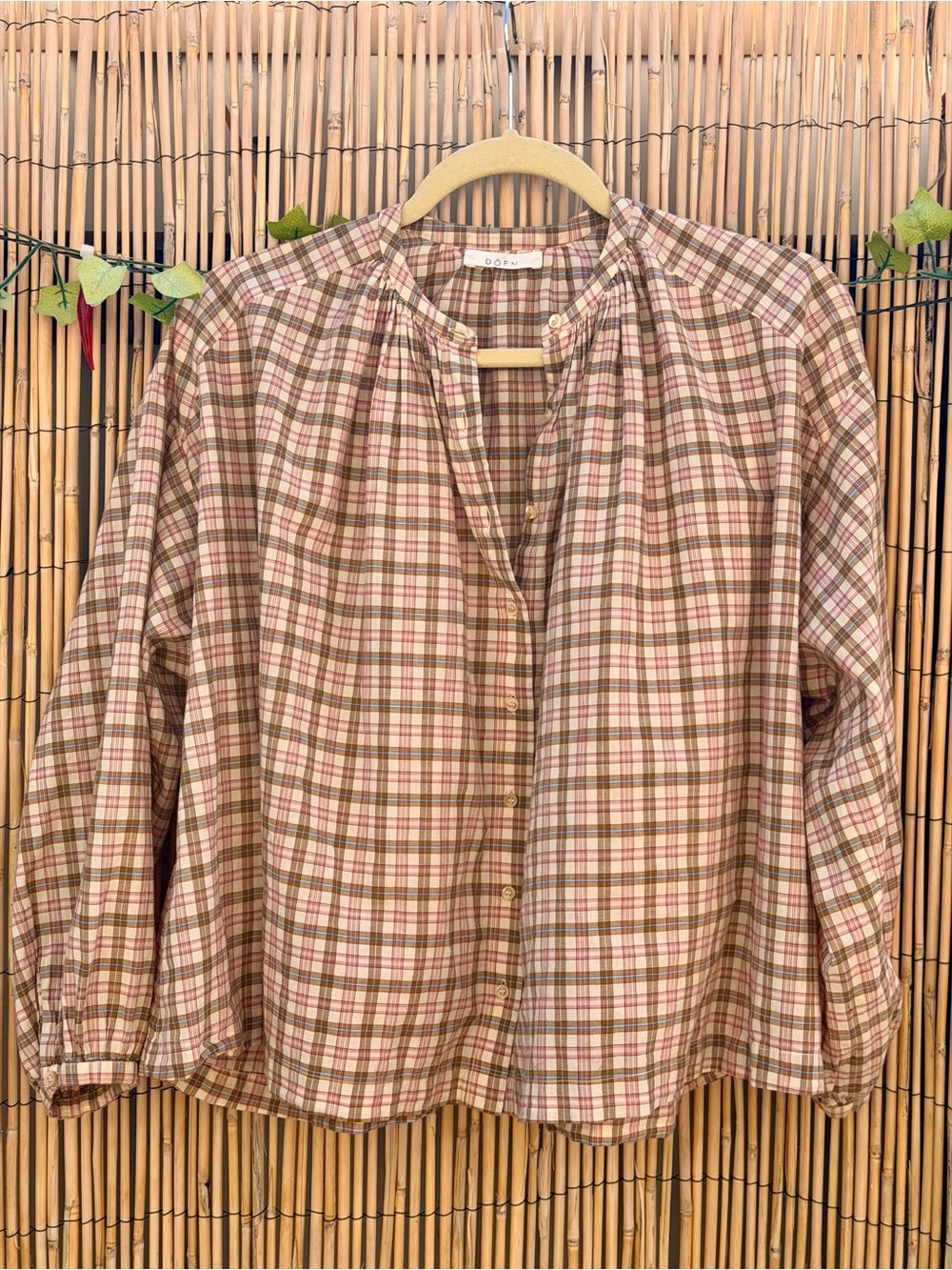 Doe. Jane Blouse Austen Plaid